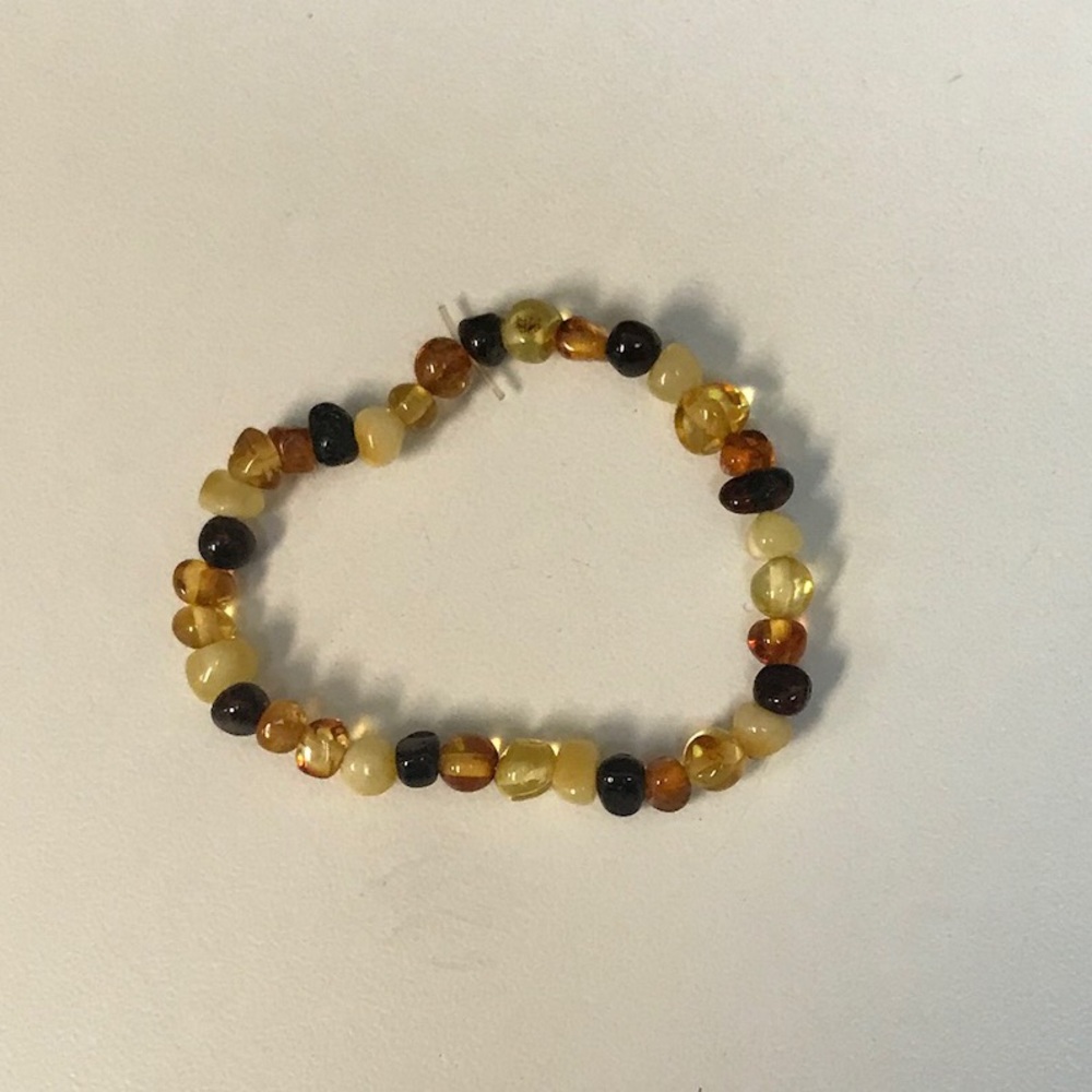 Amber teething bracelet